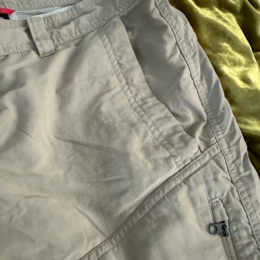 Tan hiking pants, 32x32